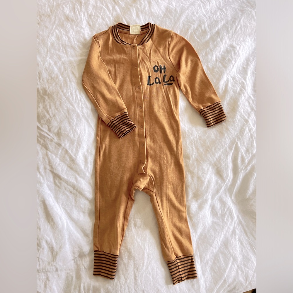 Mini Rodini merino wool onesie suit